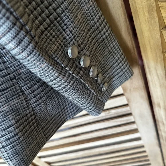 PAIGE Hollie Blazer - Grey Multi size M - Picture 10 of 10